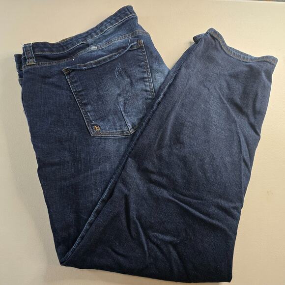 Kut From the Kloth Jeans Women's 24W Blue Catherine Slouchy Boyfriend Distressed - Picture 9 of 15